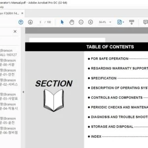 Branson F36RH F42RH Tractor Operator's Manual - PDF DOWNLOAD