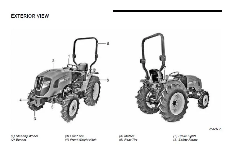 Branson F36RH F42RH Tractor Operator's Manual - PDF DOWNLOAD - Image 4