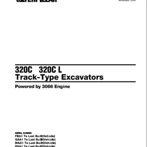 CAT 320C 320C L Track-Type Excavators Parts Manual - PDF DOWNLOAD