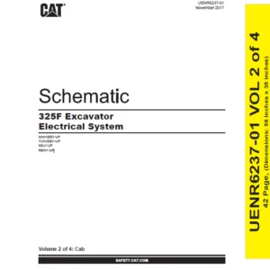 CAT 325F Excavators Electrical System Schematic Manual - PDF DOWNLOAD