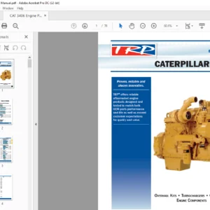 CAT 3406 Engine Parts Manual - PDF DOWNLOAD
