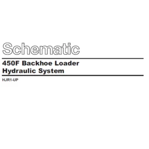 CAT 450F Backhoe Loader Hydraulic System Schematic Manual - PDF DOWNLOAD