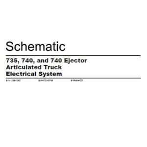 CAT 735 740 and 740 Ejector Articulated Truck Electrical System Manual - PDF DOWNLOAD