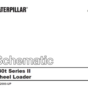 CAT 930t Series II Wheel Loader Schematic Manual  -PDF DOWNLOAD