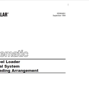 CAT 936 Wheel Loader Electrical System With Roading Arrangement Schematic Manual - PDF DOWNLOAD