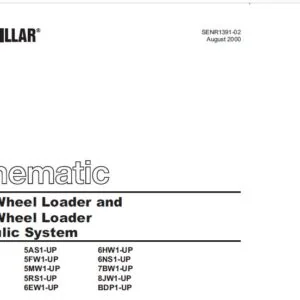 CAT 950G Wheel Loader and 962G Wheel Loader Hydraulic System Schematic Manual - PDF DOWNLOAD