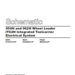 CAT 950H and 962H Wheel Loader IT62H Integrated Toolcarrier Electrical System Schematic Manual - PDF DOWNLOAD