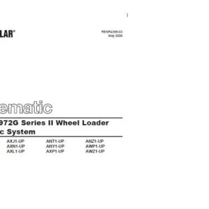 CAT 966G & 972G Series II Wheel Loader Hydraulic System Schematic Manual - PDF DOWNLOAD