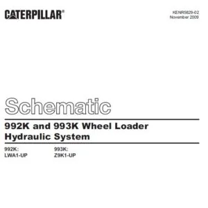 CAT 992K and 993K Wheel Loader Hydraulic System Schematic Manual - PDF DOWNLOAD