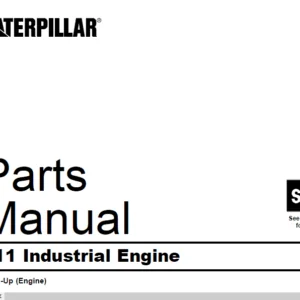 CAT C11 Industrial Engine Parts Manual - PDF DOWNLOAD