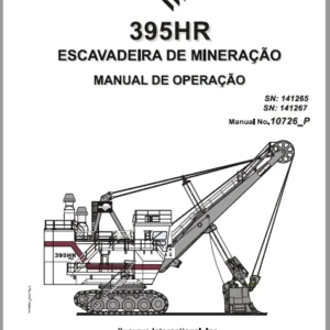 CAT Electric Rope Shovel 395HR ESCAVADEIRA DE MINERACAO MANUAL DE OPERACAO - PDF DOWNLOAD (Portuguese)
