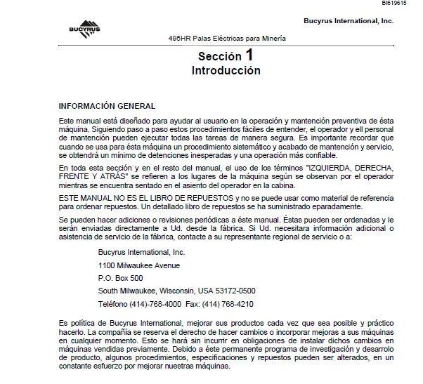 CAT 495HR Pala Minería Manual de Operación y Mantenimiento PDF - Image 4
