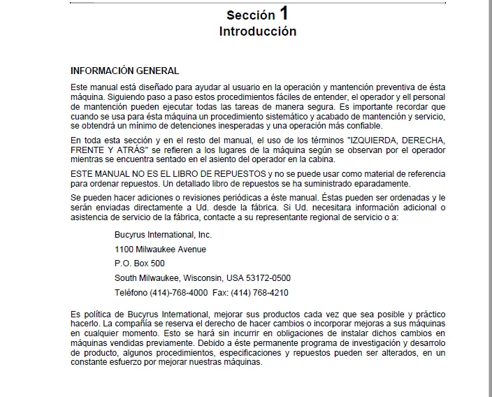 CAT Electric Rope Shovel 495HR Palas para Minería Manual De Mantencion & Operacion - PDF DOWNLOAD - Image 5