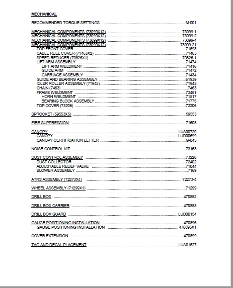 CAT Roof Bolter LRB-15AR Parts Manual - PDF DOWNLOAD - Image 3