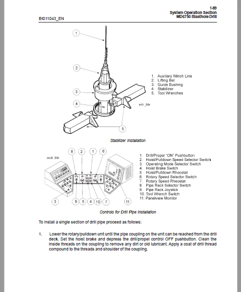 CAT Rotary Track Drills MD6750 Blast Hole Drill System Operation Manual - PDF DOWNLOAD - Image 6