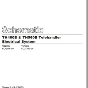 CAT TH460B & TH560B Telehandler Electrical System  Schematic Manual - PDF DOWNLOAD