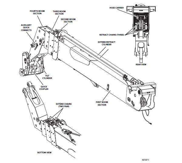 CAT Telehandler TH336C TH337C TH406C TH407C TH414C TH514C TH417C Service manual + Axle Disassembly /Assembly Manual & Schematics - Image 3