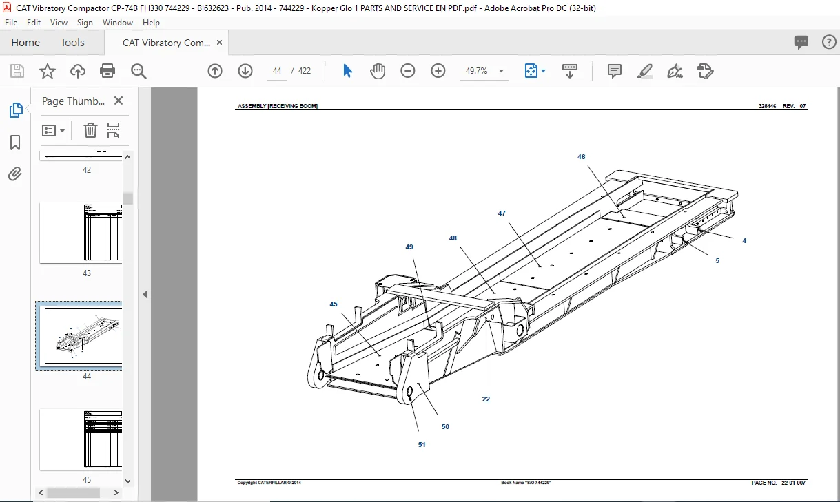 CAT Vibratory Compactor FH330 PARTS AND SERVICE MANUAL β PDF DOWNLOAD - Image 4