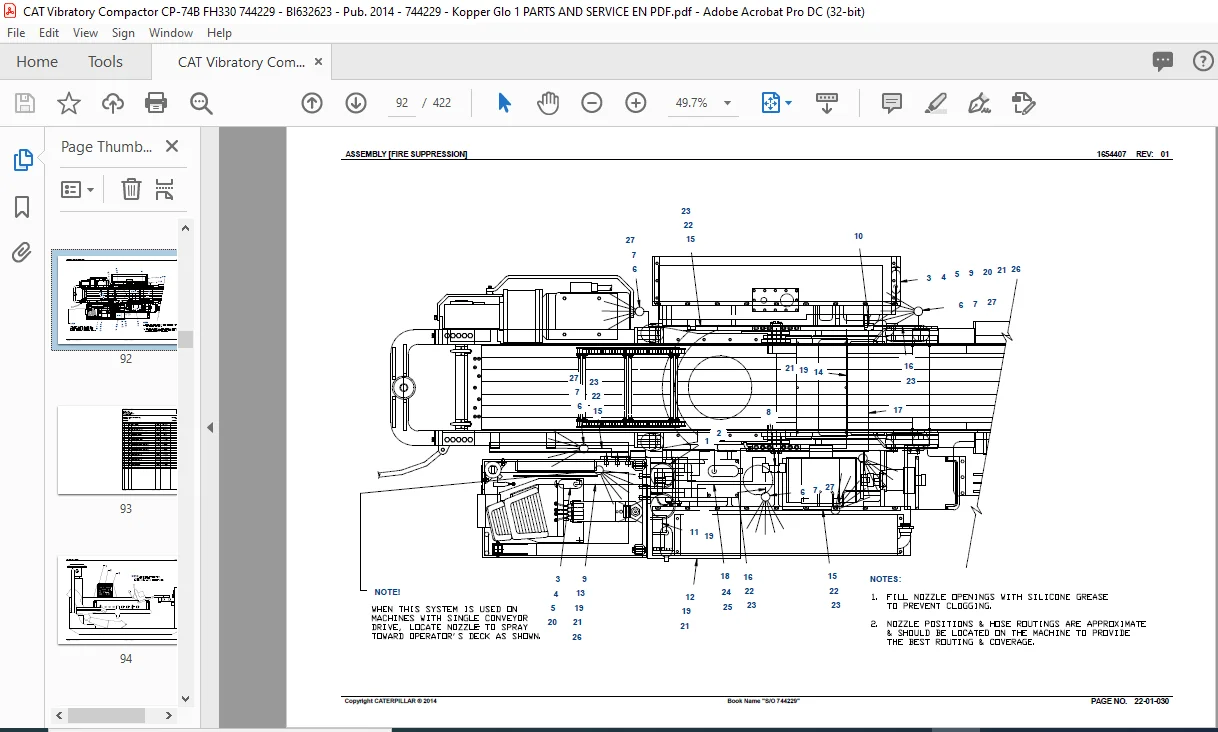 CAT Vibratory Compactor FH330 PARTS AND SERVICE MANUAL β PDF DOWNLOAD - Image 5