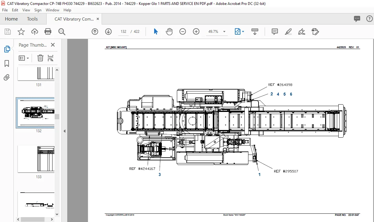 CAT Vibratory Compactor FH330 PARTS AND SERVICE MANUAL β PDF DOWNLOAD - Image 7