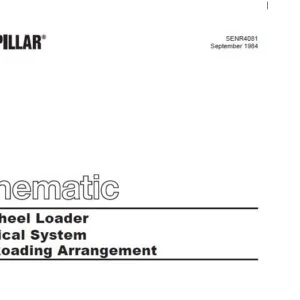 CAT 936 Wheel Loader Electrical System With Roading Arrangement Schematic Manual - PDF DOWNLOAD