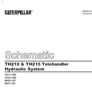 Cat Telehandler TH255C Operation & Maintenance Manual + Operation & Safety Manual -PDF DOWNLOAD