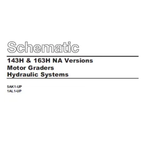 Cat 143H & 163H NA Versions Motor Graders Hydraulic Systems Manual - PDF DOWNLOAD
