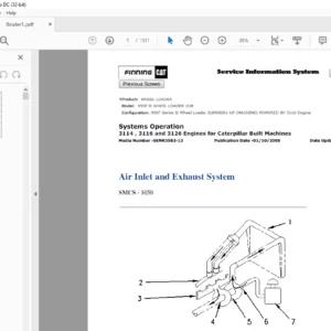 Cat 3114 3116 & 3126 Engines Manual - PDF DOWNLOAD