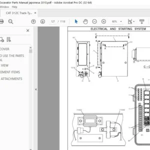Cat 312C Track-Type Excavator Parts Manual - PDF DOWNLOAD