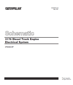 Cat 3176 Diesel Truck Engine Electrical System Schematic Manual - PDF ...