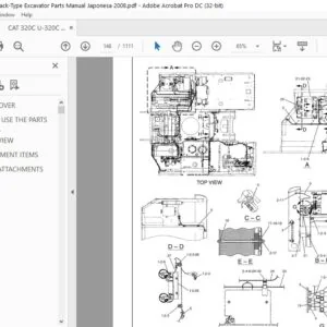 Cat 320C U 320C LU Track-Type Excavators Parts Manual - PDF DOWNLOAD