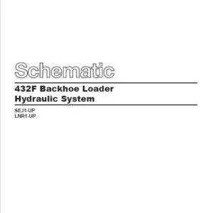 Cat 432F-LNR Backhoe Loader Electrical + Hydraulic System Schematic Manual - PDF DOWNLOAD