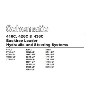 Cat 966F Series II And 970F Wheel Loaders Electrical System Schematic Manual