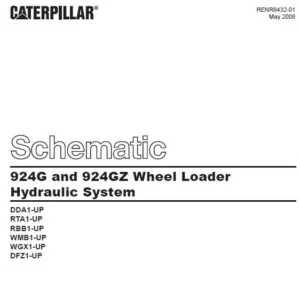 Cat 924G and 924GZ Wheel Loader Hydraulic System  Schematic Manual - PDF DOWNLOAD
