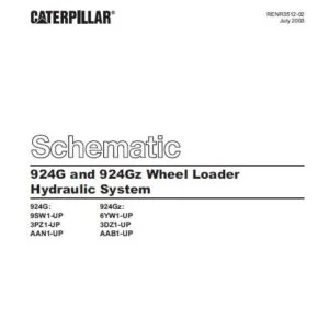 Cat 924G and 924Gz Wheel Loader Hydraulic System  Schematic Manual  - PDF DOWNLOAD