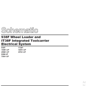Cat 938F Wheel Loader & IT38F Integrated Toolcarrier Electrical System Schematic Manual
