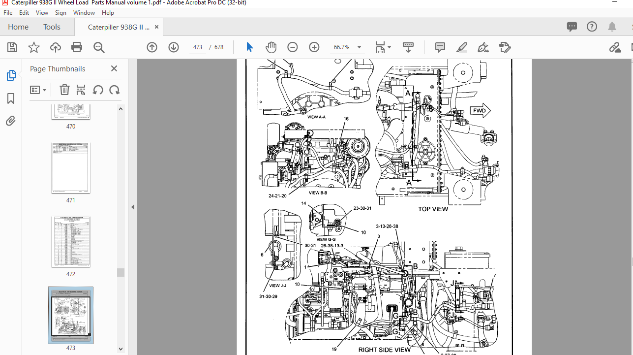 Cat 938G II Wheel Loader Parts Manual - PDF DOWNLOAD - HeyDownloads ...