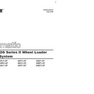 Cat 966G & 972G Series II  Wheel Loaders Electrical System & Hydraulic System Schematic Manual - PDF DOWNLOAD