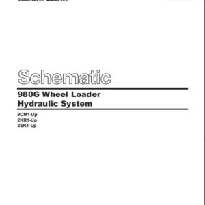Cat 980G Wheel Loader Electrical System & Hydraulic Schematic Manual - PDF DOWNLOAD