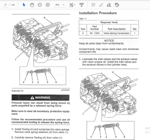 Cat C-15 C-16 & C-18 Truck Engines Disassembly & Assembly Manual - PDF ...