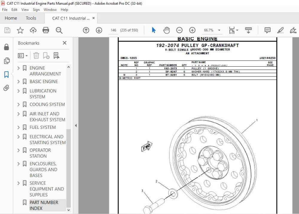 Cat C11 Industrial Engine Parts Manual - PDF DOWNLOAD - HeyDownloads ...