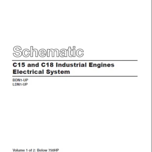 Cat C15 & C18 Industrial Engines Electrical System Manual - PDF DOWNLOAD