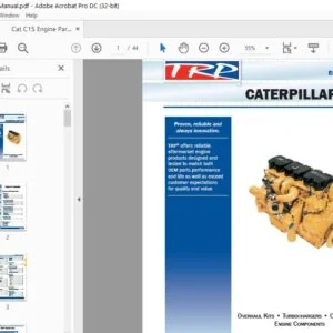 Cat C15 Engine Parts Manual - PDF DOWNLOAD