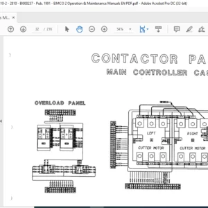 Cat Continuous Miner 2810 Drum Miners Operation & Maintenance Manual - PDF DOWNLOAD