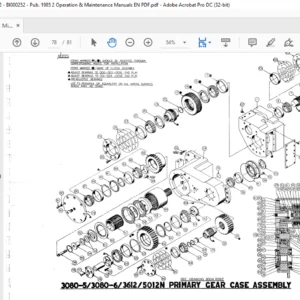 Cat Continuous Miner 3612 Marietta Drum Miner Operation & Maintenance Manual - PDF DOWNLOAD