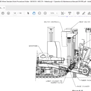 Cat Continuous Miner Helensburgh 30MB3 Miner Standard Work Procedures Folder Operation & Maintenance Manual