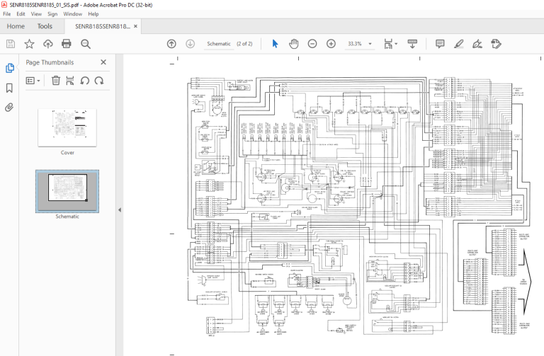 Cat D250B & D300B Articulated Trucks Electrical System Schematic Manual ...