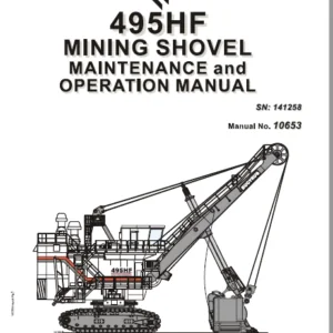 Cat Electric Role Shovel 495HF Mining Shovel Maintenance & Operation Manual - PDF DOWNLOAD