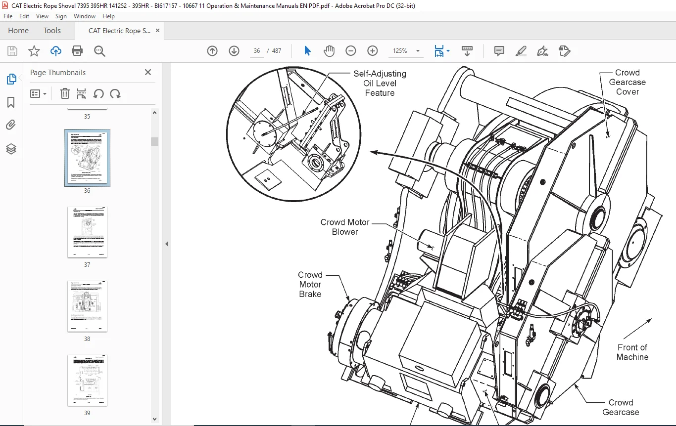 Cat Electric Rope Shovel 395HR Mining Shovel Maintenance And Operation Manual - PDF DOWNLOAD - Image 3
