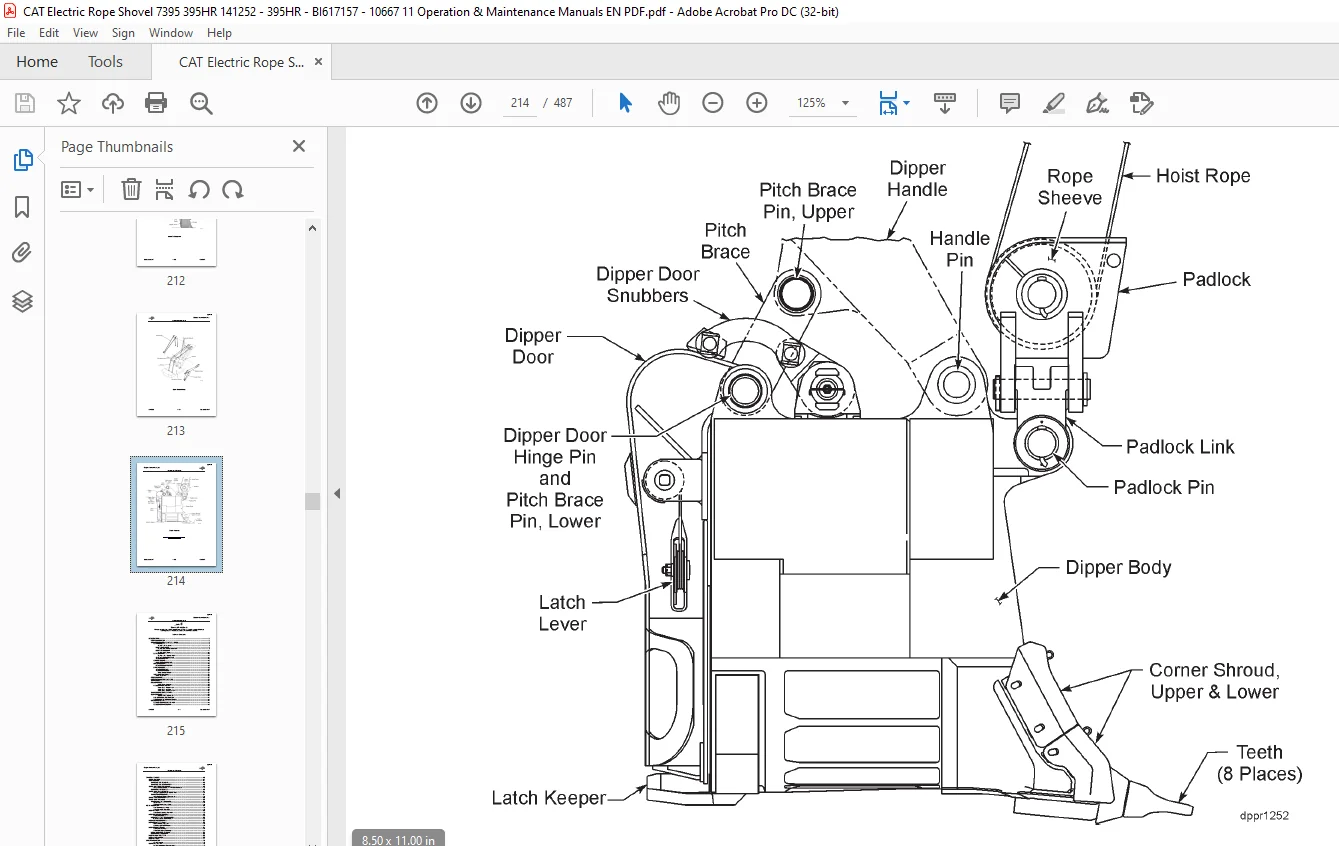 Cat Electric Rope Shovel 395HR Mining Shovel Maintenance And Operation Manual - PDF DOWNLOAD - Image 6